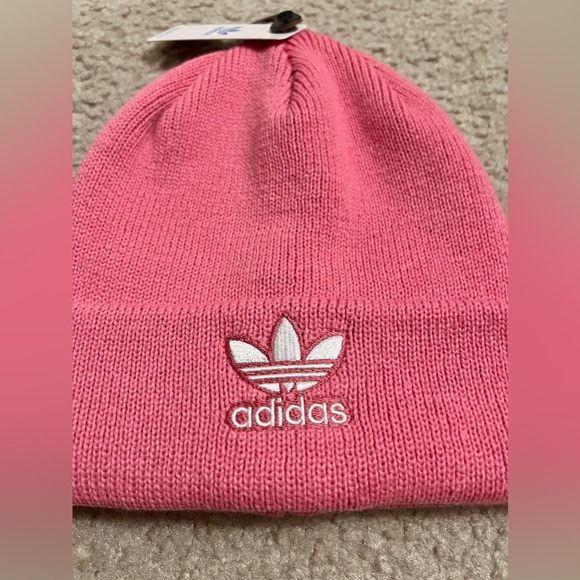 Adidas Pink Knit Beanie - Picture 2 of 3